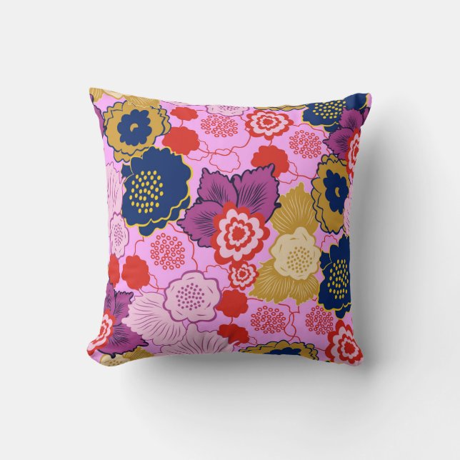 Coussin Fleurs de printemps (Recto)