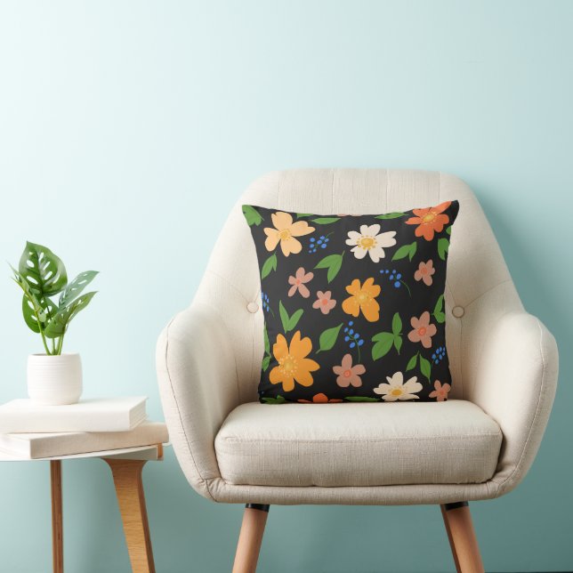 Coussin Fleurs de printemps (Chaise)
