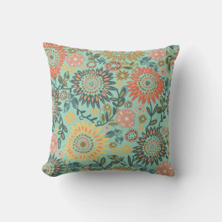 Coussin Fleurs de soleil de Bohême