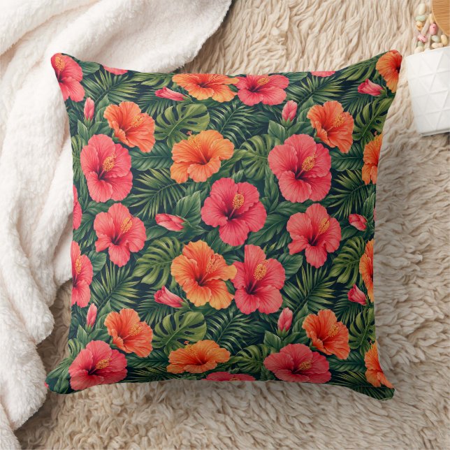 Coussin Fleurs de Tilleul Tropical Vibrant (Couverture)