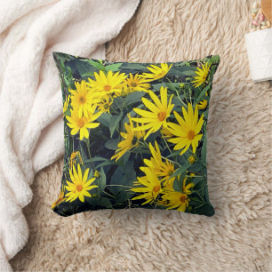 Coussin Fleurs de topinambour