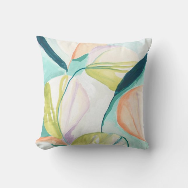 Coussin Fleurs de ventilateur IV (Recto)