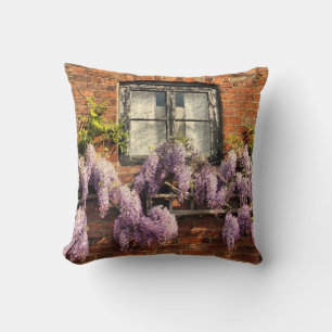 COUSSIN FLEURS DE WISTERIA
