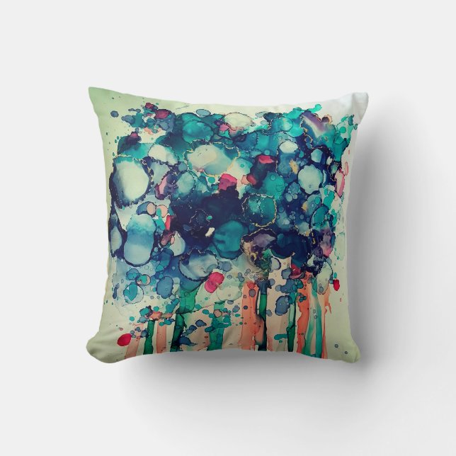 Coussin Fleurs d'encre (Recto)