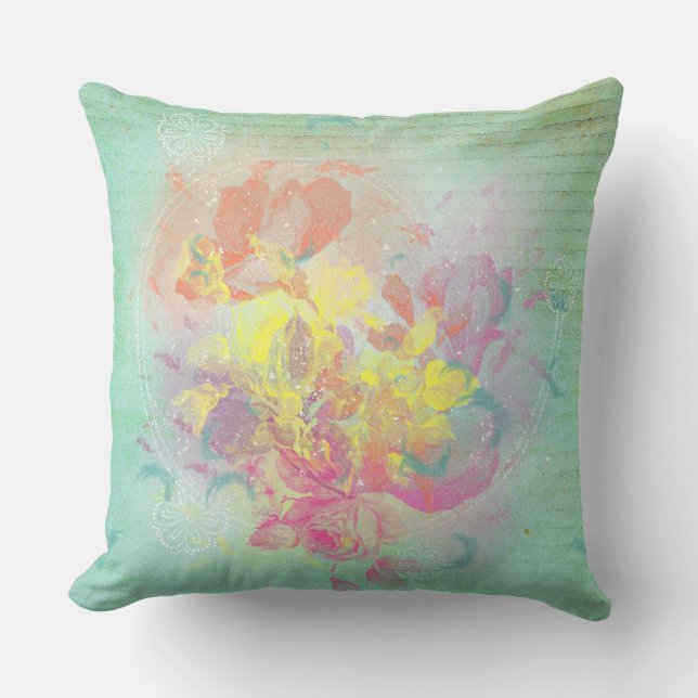 Coussin Fleurs d'été (Recto)