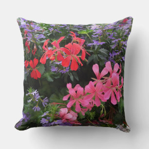Coussin Fleurs d'été colorées Lancer l'oreiller