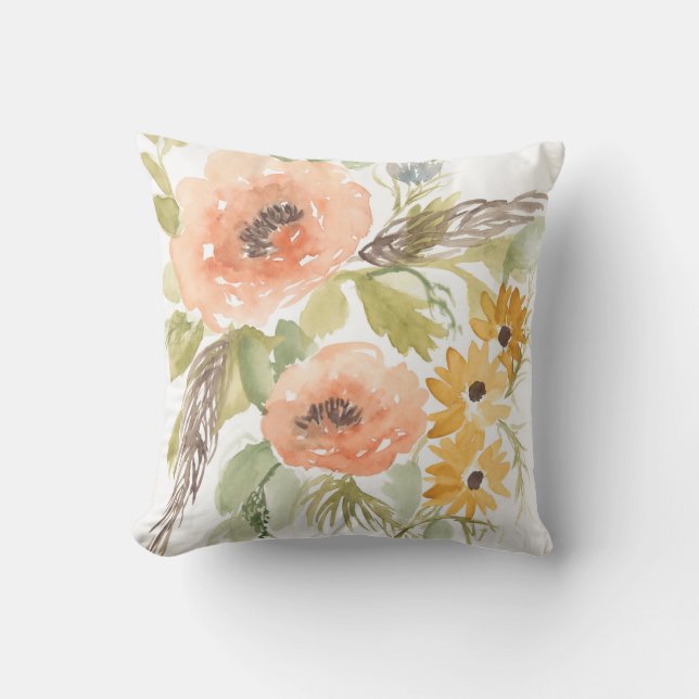 Coussin Fleurs D'Été Fin I (Recto)