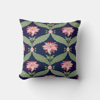 Coussin Fleurs d'Imaginaire : Motifs indiens foncés