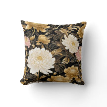 Fleurs d'or chinoises .Tissu beau et élégant