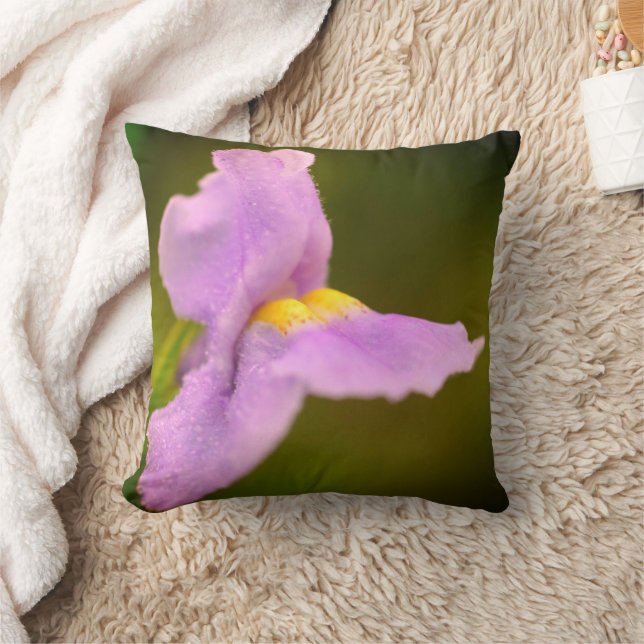 Coussin Fleurs d'orchidées violettes sauvages (Couverture)