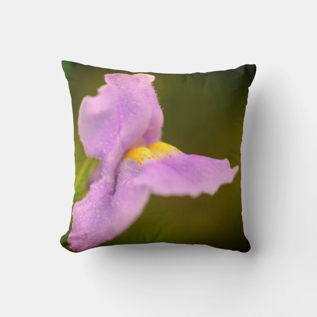 Coussin Fleurs d'orchidées violettes sauvages (Recto)