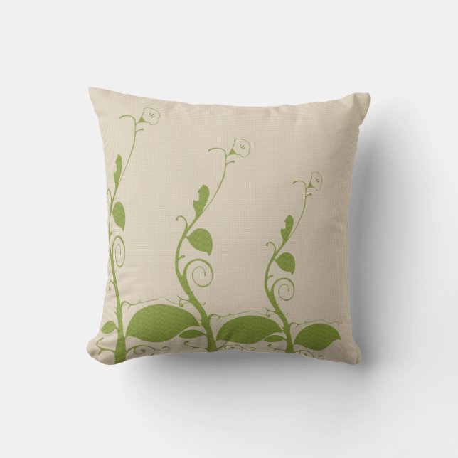 Coussin Fleurs en croissance (Recto)