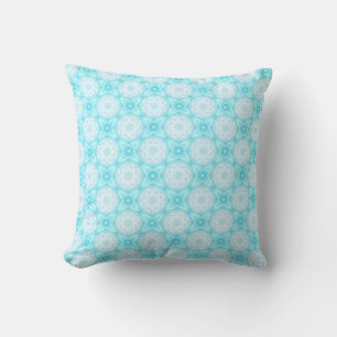 Coussin Fleurs et étoiles Bleues et Ciel