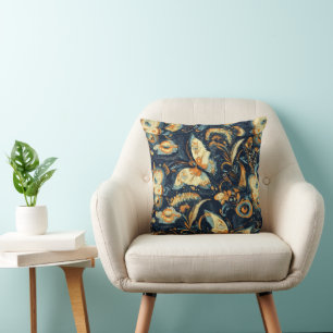 Coussin Fleurs et papillons Abstrait Motif