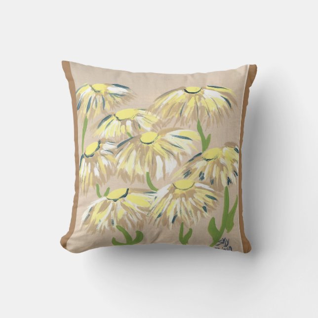 Coussin fleurs fanées (Recto)
