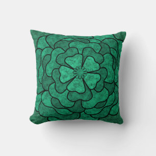 Coussin Fleurs florales abstraites sans couture couleur no