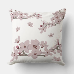 Coussin Fleurs flottantes de fleurs de cerisiers