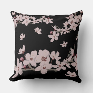 Coussin Fleurs flottantes de fleurs de cerisiers