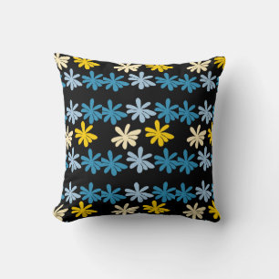Coussin Fleurs hippies 