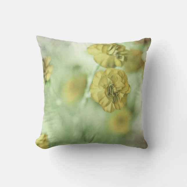 Coussin Fleurs jaunes (Recto)