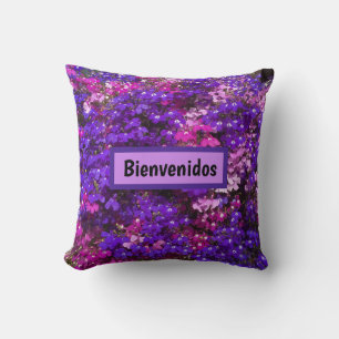Coussin Fleurs joyeuses apportant l'extérieur à l'intérieu