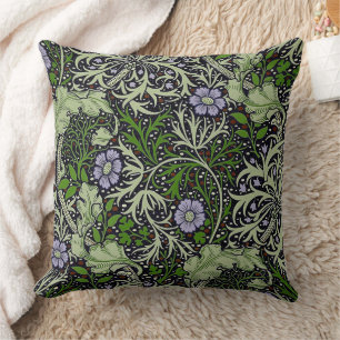 Coussin Fleurs Lilac Motif d'algues