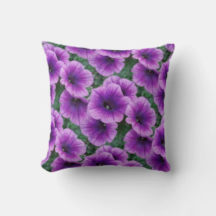 Coussin Fleurs Lilac Petunia