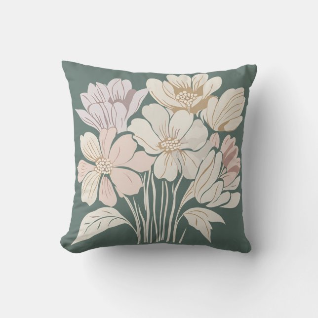 Coussin Fleurs lumineuses (Recto)