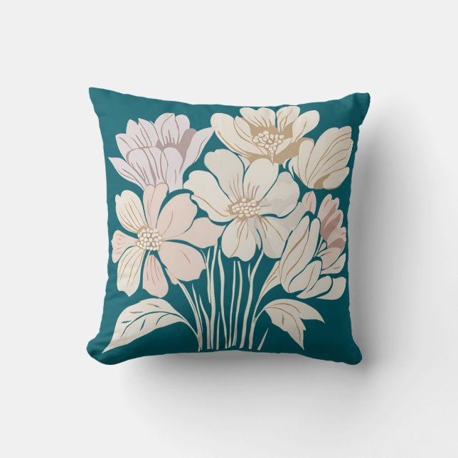 Coussin Fleurs lumineuses (Recto)