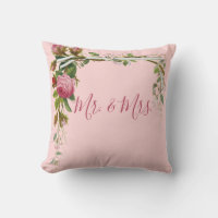 Fleurs M. Mme Mariage Mariée Élégant Rose