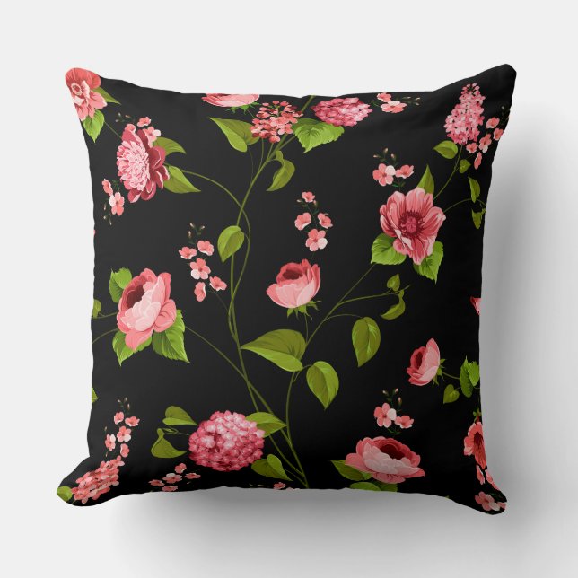 Coussin Fleurs Motif 18 (Recto)