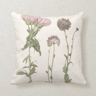 Coussin Fleurs pressées - rose