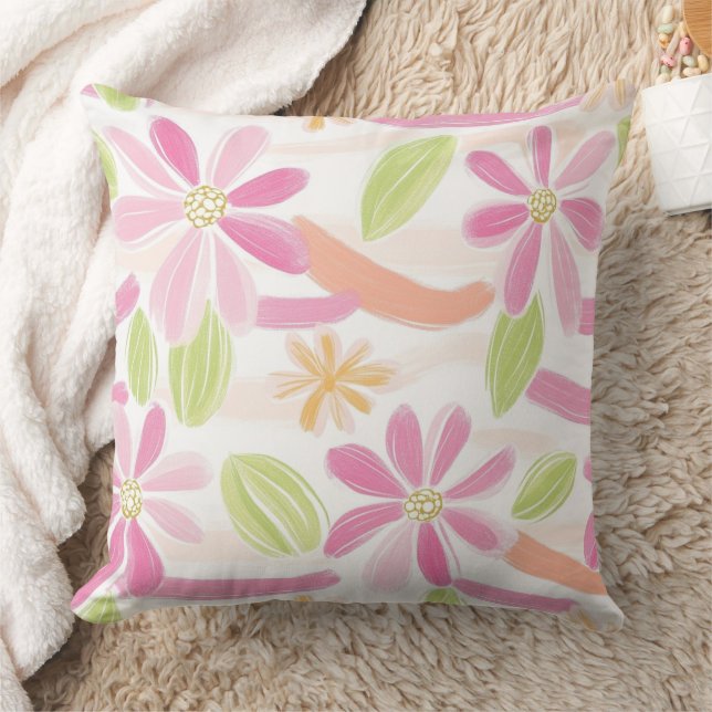 Coussin Fleurs Rétro Pastel (2) (Couverture)