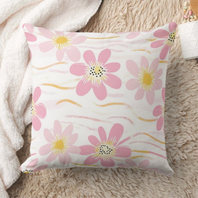 Coussin Fleurs Rétro Pastel (4) (Couverture)