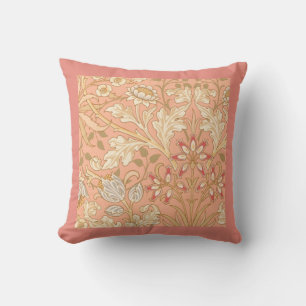 Coussin Fleurs Rose Pastel