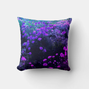 Coussin Fleurs roses
