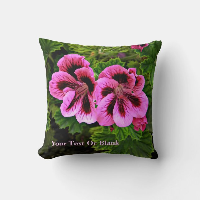 Coussin Fleurs roses 1 (Recto)