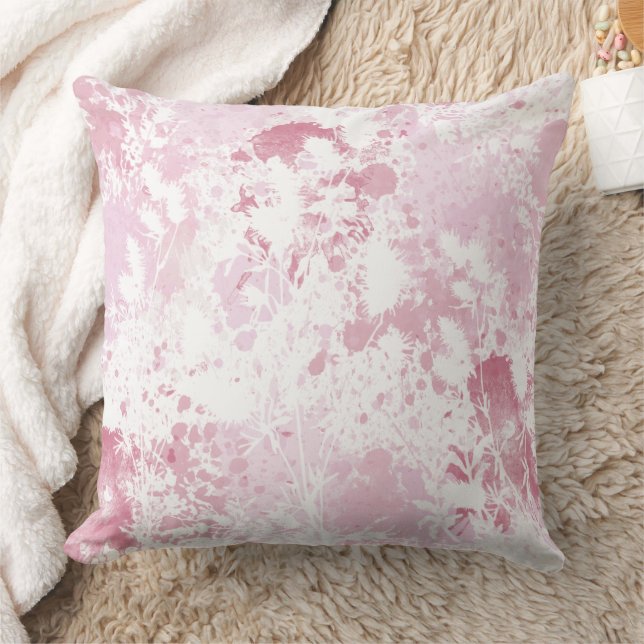 Coussin Fleurs roses chic (Couverture)