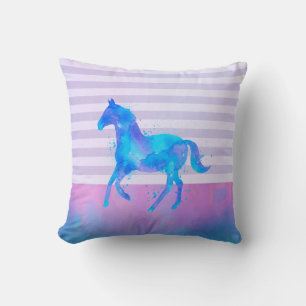 Coussin Fleurs roses motif fantaisiste personnalisé