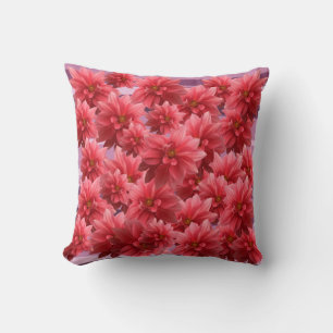 Coussin Fleurs roses puissance de fleurs
