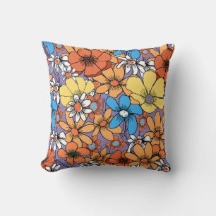 Coussin Fleurs sauvages