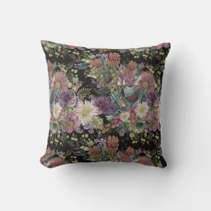 Coussin Fleurs sauvages australiens vintages