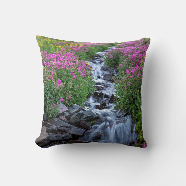 Coussin Fleurs sauvages, Clements Mountain, Montana (Recto)