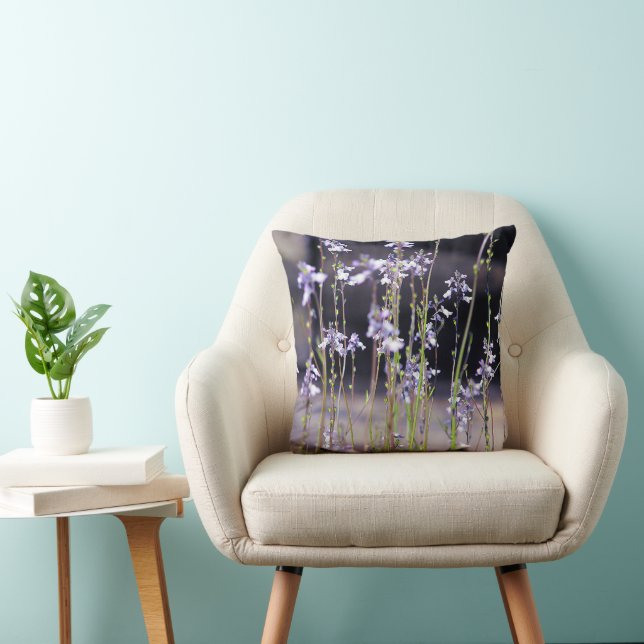 Coussin Fleurs sauvages de lavande (Chaise)