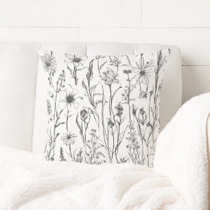 Coussin Fleurs sauvages simples