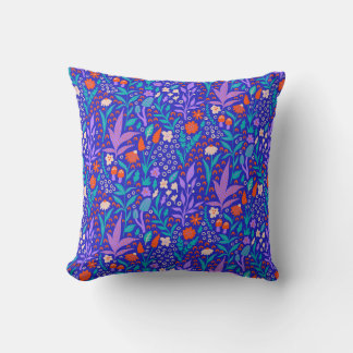 Coussin Fleurs Sauvages Vibrantes