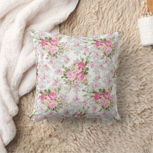 Coussin Fleurs vintages