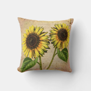 Coussin Fleurs vintages