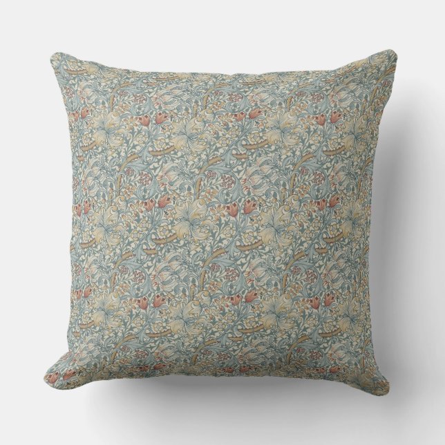Coussin Fleurs vintages William Morris Golden Lily (Recto)