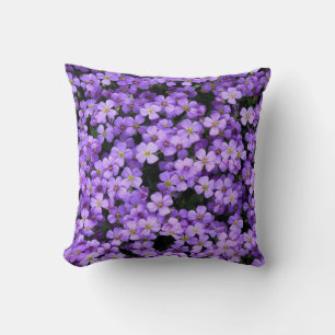 Coussin Fleurs violettes